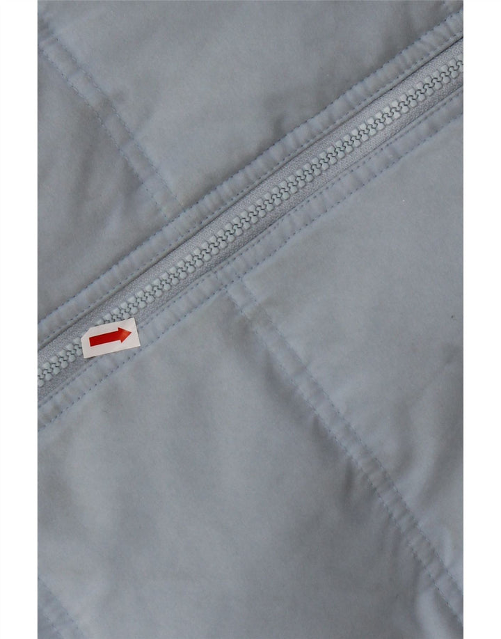 MUSTO Ženska podstavljena jakna UK 14 Veliki plavi najlon