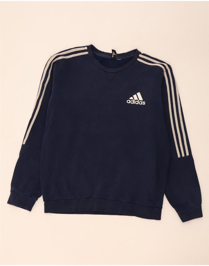 Veliki muški džemper Adidas tamnoplavi