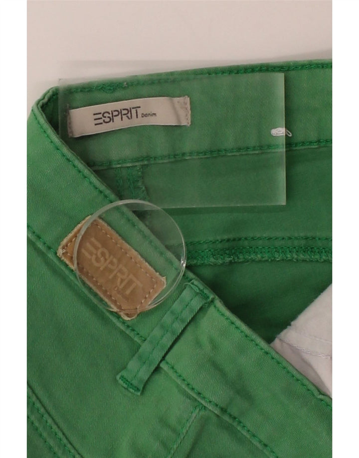 ESPRIT Womens Slim Jeans  W28 L31 Green Cotton Vintage Esprit and Second-Hand Esprit from Messina Hembry 