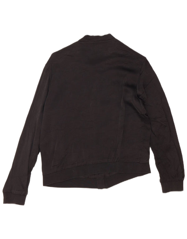 Zara ženska gornja jakna s grafičkim motivima UK 10 Mala crna cvjetna