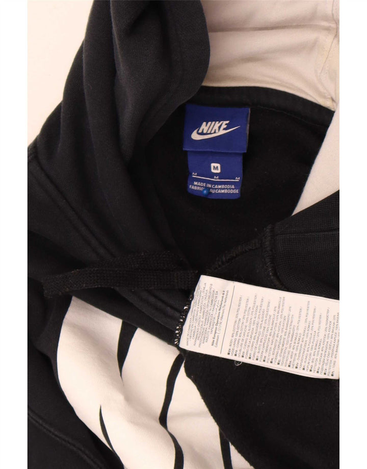 Nike muška majica s kapuljačom srednje veličine, crni pamuk