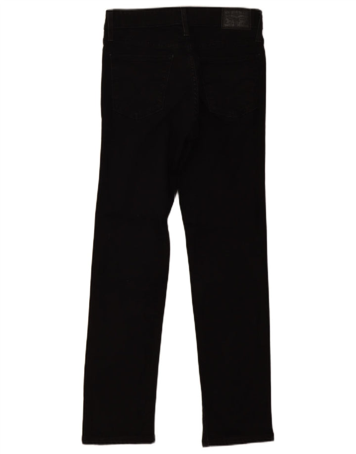 Levi's ženske 712 uske traperice W27 L28 crni pamuk