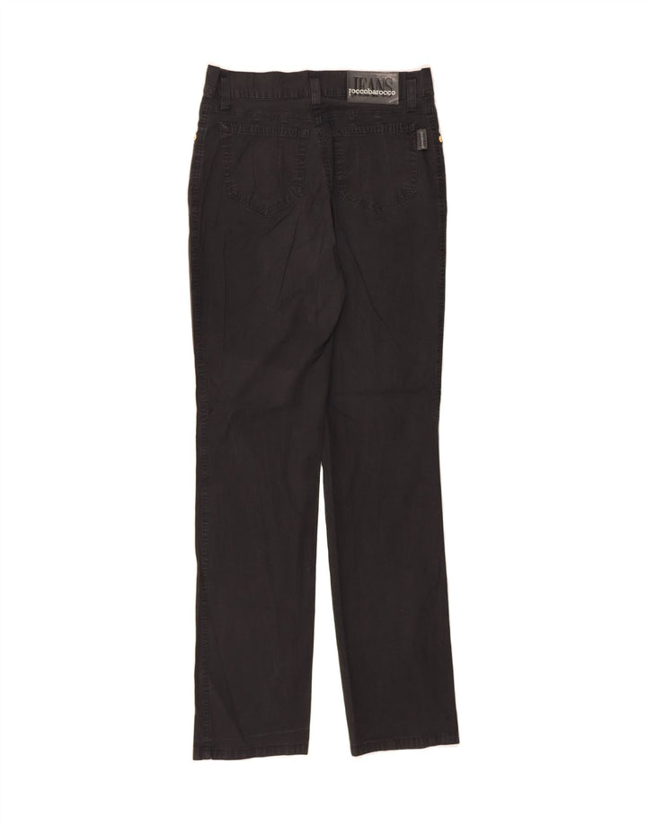 ROCCOBAROCCO Womens Straight Jeans W31 L30 Black Cotton Vintage Roccobarocco and Second-Hand Roccobarocco from Messina Hembry 