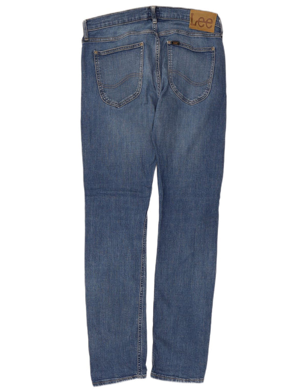 Lee Mens Luke Slim Jeans W30 L32 Plavi pamuk