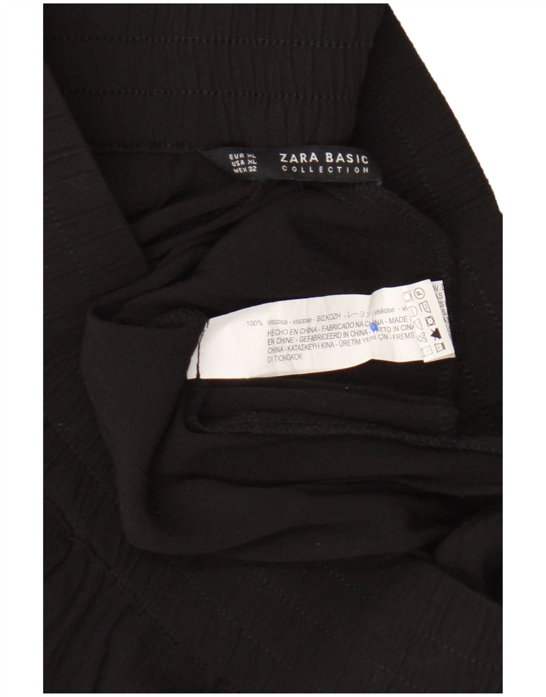 Zara ženske kratke hlače XL W32 crna viskoza