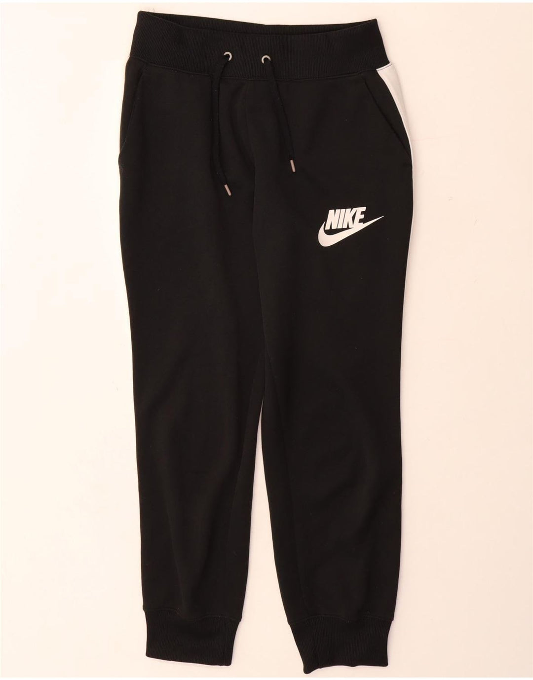 NIKE Ženska trenirka Hlače Joggers UK 8 Small Black Colourblock