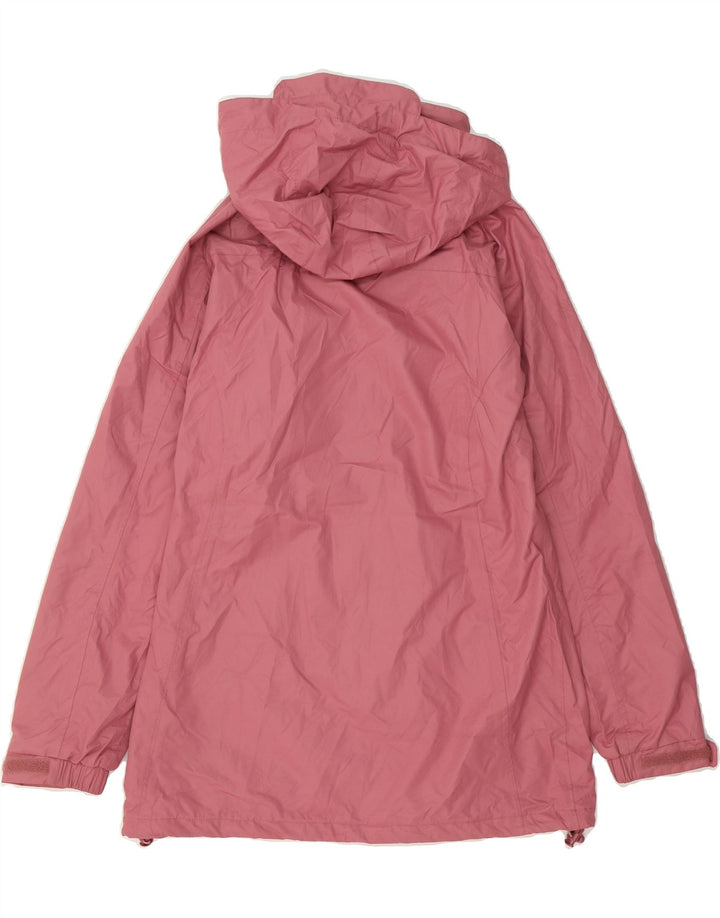 MOUNTAIN WAREHOUSE Womens Hooded Raincoat UK 12 Medium Pink Vintage Mountain Warehouse and Second-Hand Mountain Warehouse from Messina Hembry 