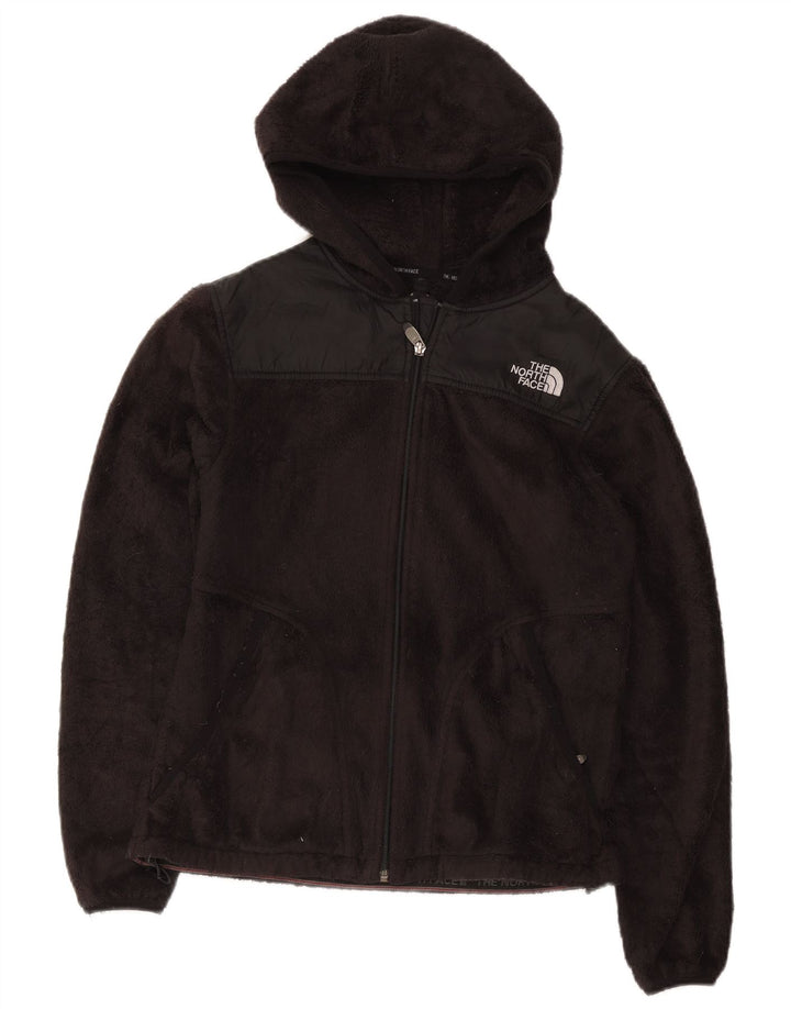 The North Face ženska flis jakna s kapuljačom UK 12 srednji crni poliester