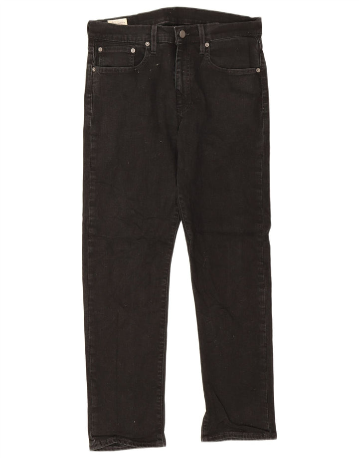 Levi's ženske ravne traperice W32 L30 crni pamuk