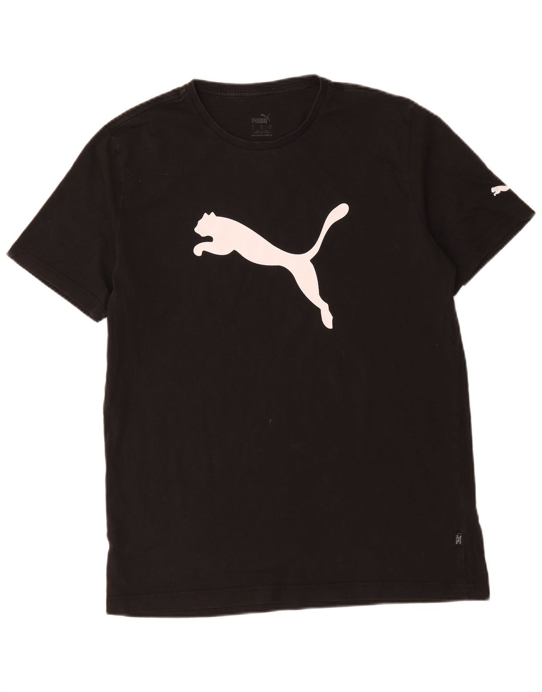 Puma muška majica s grafičkim motivima, veliki crni pamuk