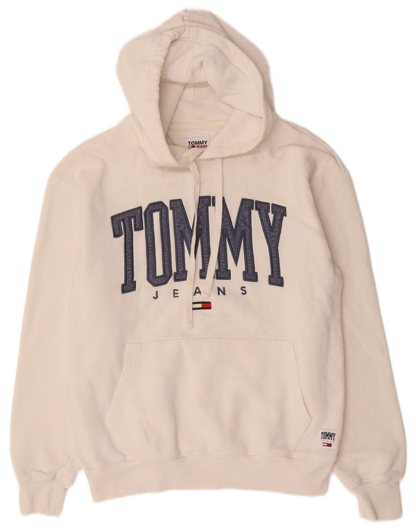 Tommy Hilfiger muška majica s kapuljačom s kapuljačom, mali bijeli pamuk