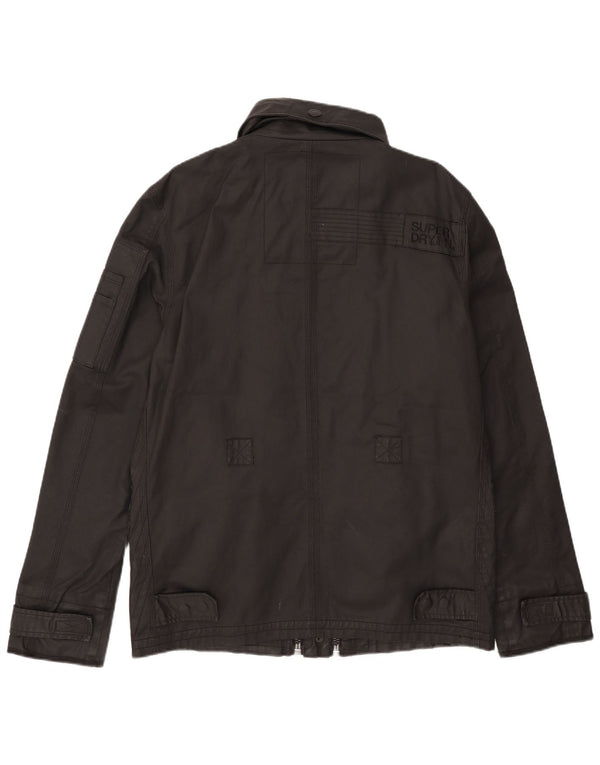 Superdry muška vojna jakna UK 44 2XL crni pamuk