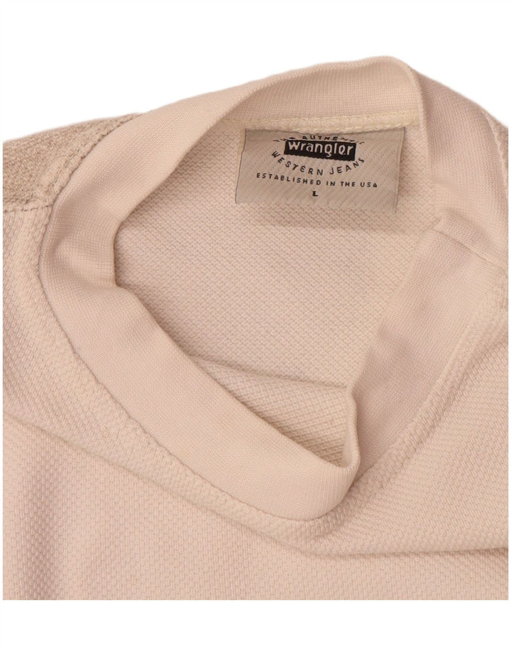 Muška majica dugih rukava Wrangler Graphic Large White