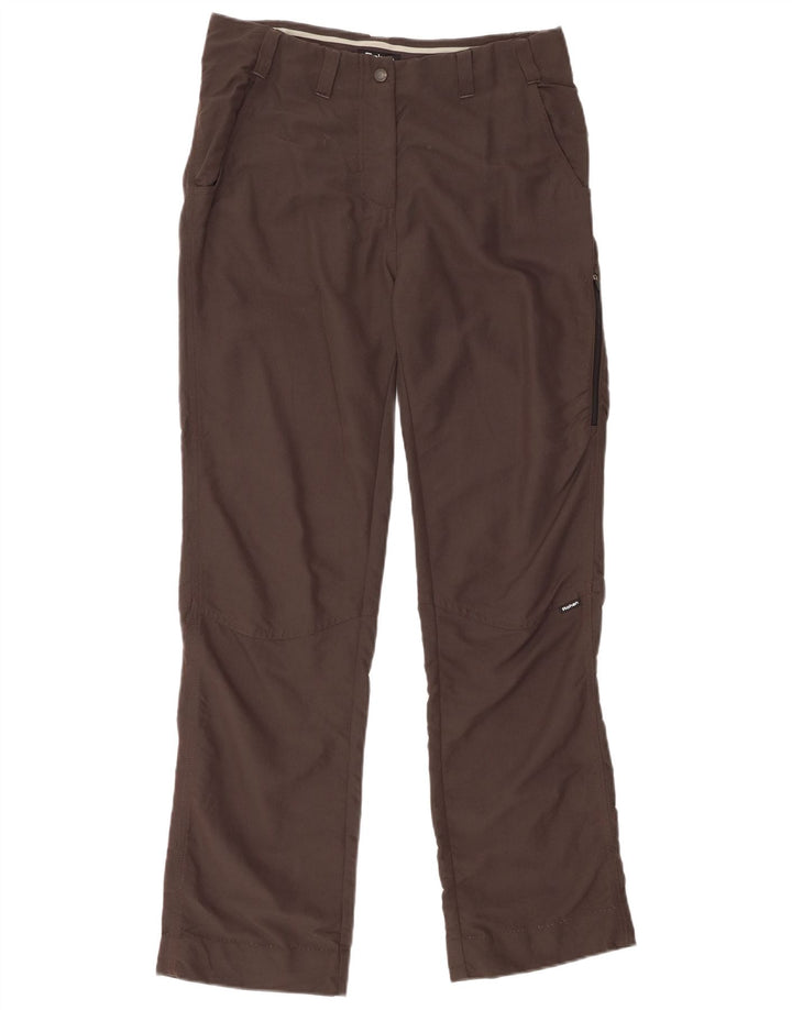 ROHAN ženske ravne planinarske hlače UK 10 male W30 L31 smeđi poliamid