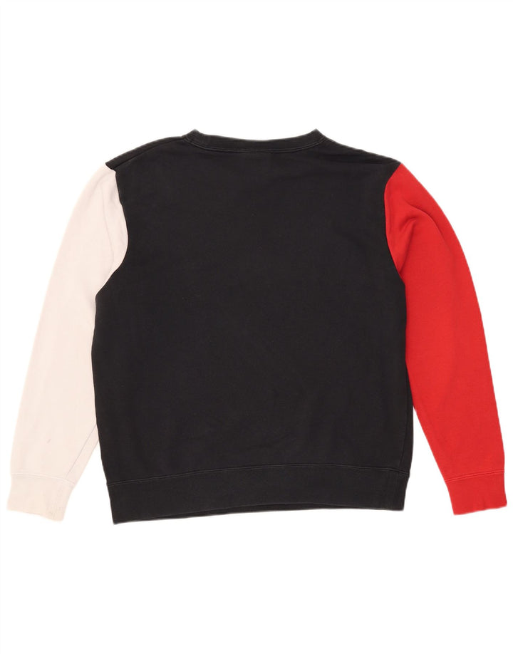 NIKE Ženska velika majica s kratkim rukavima UK 10 Small Black Colourblock