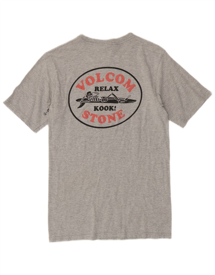 Volcom muška majica kratkih rukava s grafičkim motivima, mali sivi pamuk