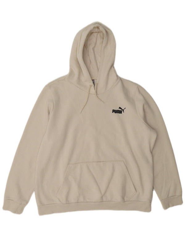 Puma ženska majica s kapuljačom UK 18 XL od bijelog pamuka