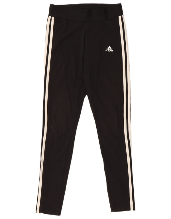 Adidas ženske tajice UK 8/10 male crne pamučne