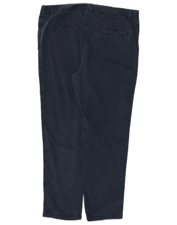 Marks & Spencer ženske chino hlače visokog struka UK 14 Large W34 L26 Mornarsko plava B