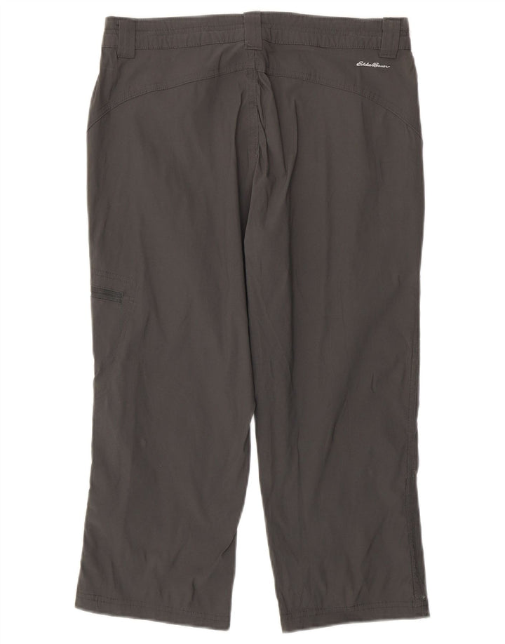 EDDIE BAUER Ženske ravne Cargo kapri hlače US 4 male W30 L21 sive