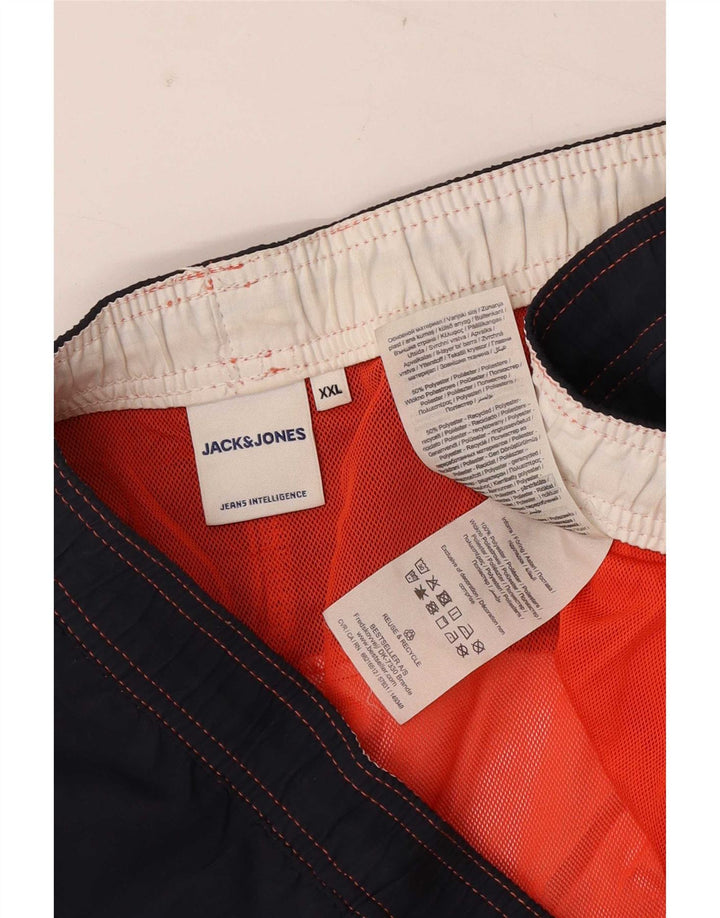 Jack & Jones muške kratke hlače za kupanje 2XL raznobojni prugasti poliester