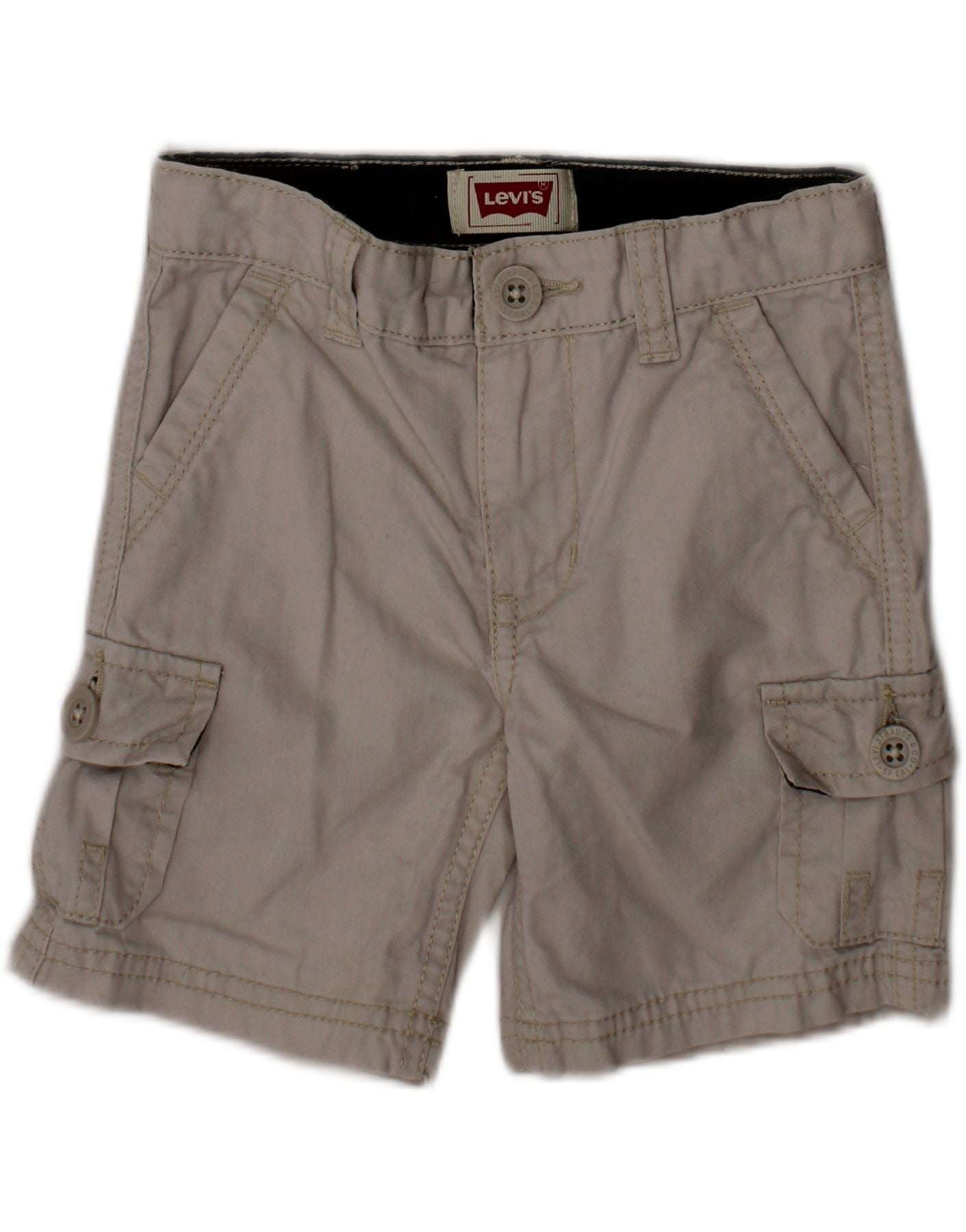 LEVI'S Baby Boys Cargo Shorts 9-12 Months W19  Grey Cotton Vintage Levi's and Second-Hand Levi's from Messina Hembry 