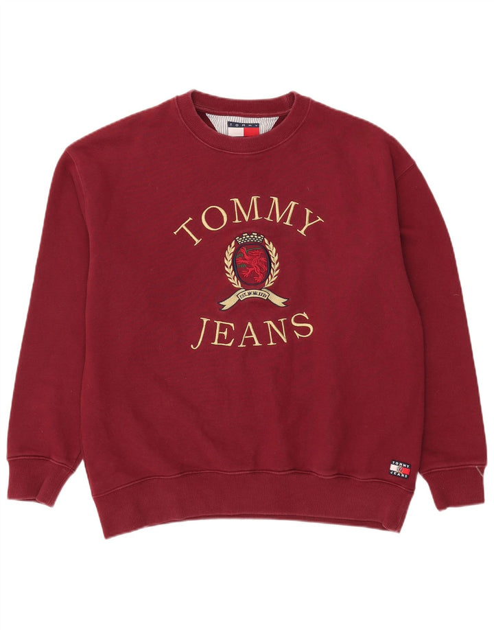 Tommy Hilfiger muška trenirka s grafičkim motivima Srednji bordo pamuk