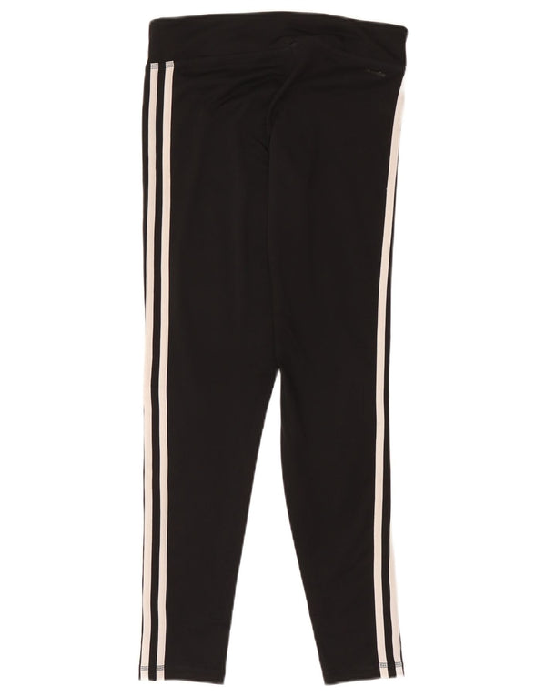 Adidas ženske tajice UK 8/10 male crne poliesterske