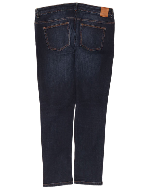 Zara ženske uske traperice EU 44 XL W34 L30 tamnoplavi pamuk