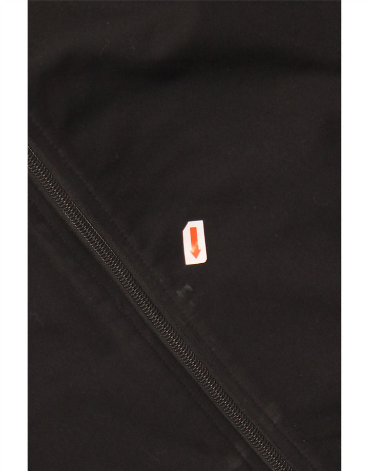 ADIDAS ženska gornja jakna trenirke UK 12/14 srednje crni poliester