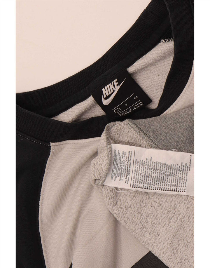 Nike muška majica s grafičkim motivima, mali sivi pamuk u blokovima boja