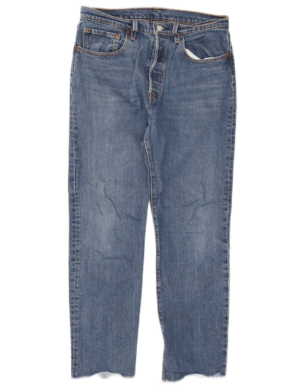 Levi's muške 501 ravne traperice W30 L30 plavi pamuk