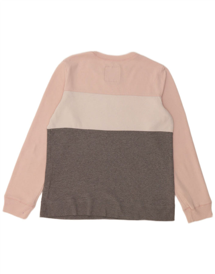 HOLLISTER Ženski džemper s grafičkim motivima UK 16 Large Gray Colourblock