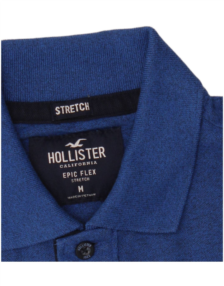 Hollister muška rastezljiva polo majica Srednje plava