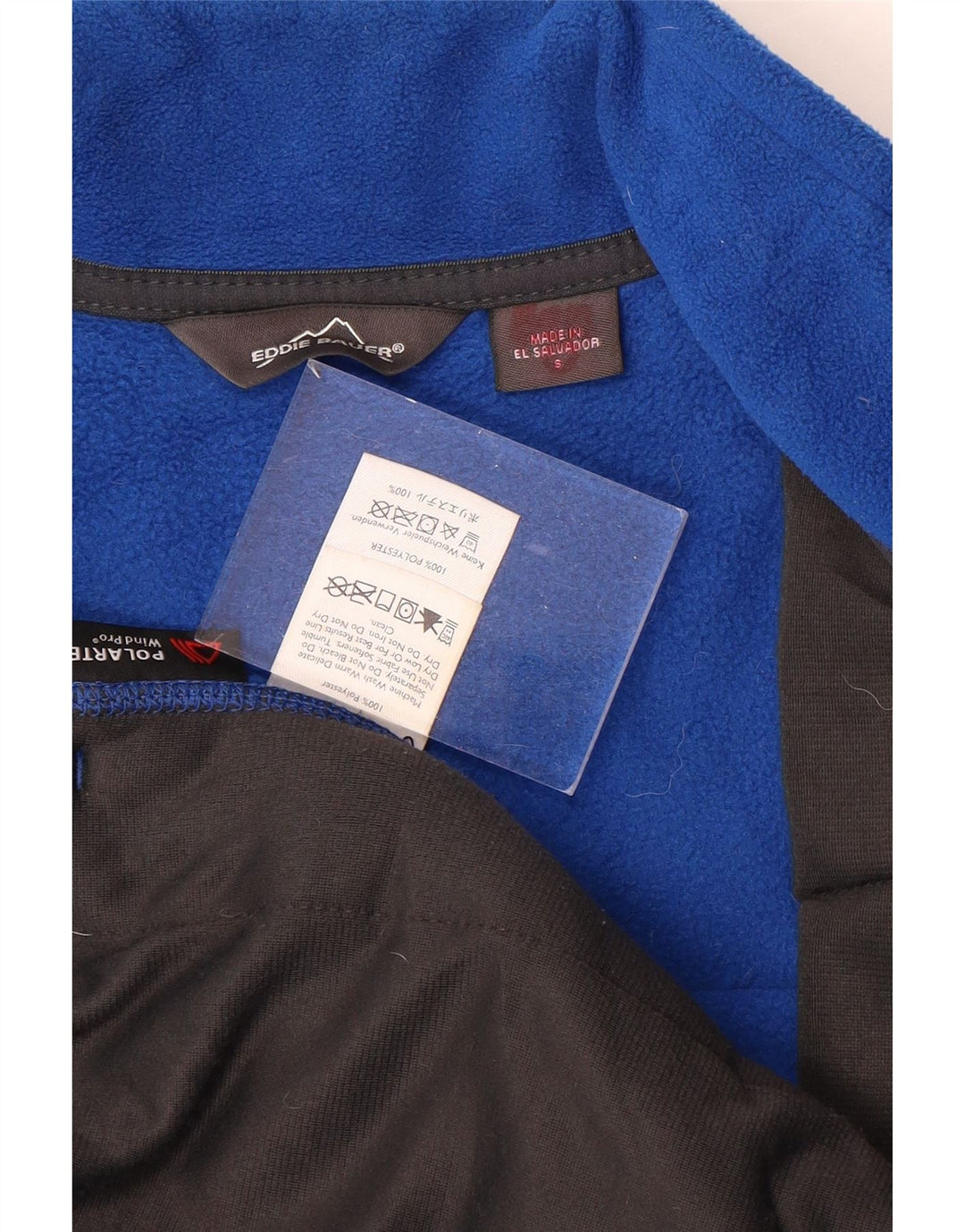 EDDIE BAUER muška jakna od flisa UK 36 mala plava poliester