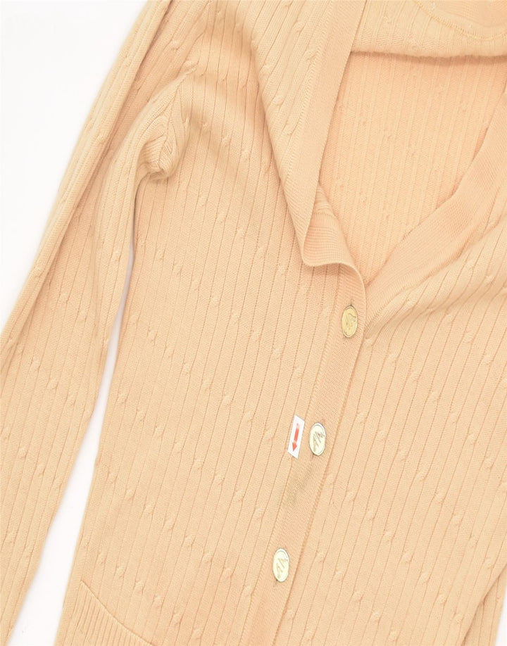 VINTAGE Womens Cardigan Sweater IT 44 Medium Beige | Vintage | Thrift | Second-Hand | Used Clothing | Messina Hembry 