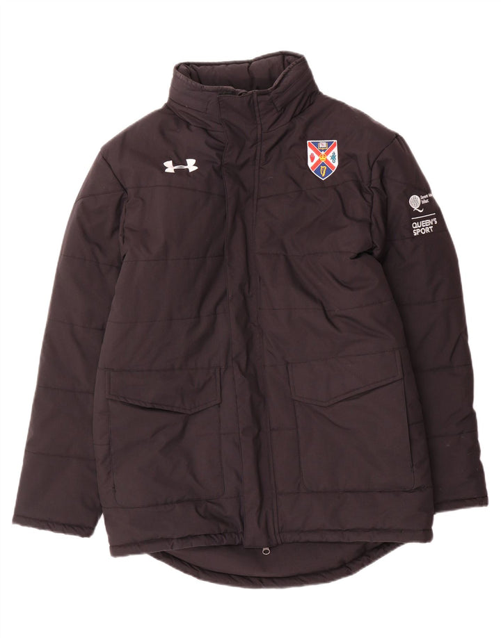 Muški podstavljeni kaput Under Armour UK 38 Srednje crni najlon