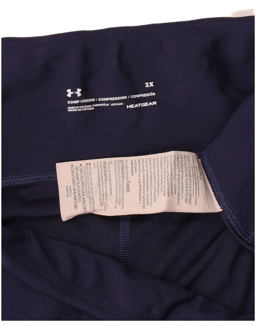 Under Armour ženske kompresijske kapri tajice UK 20 2XL tamnoplave sportske