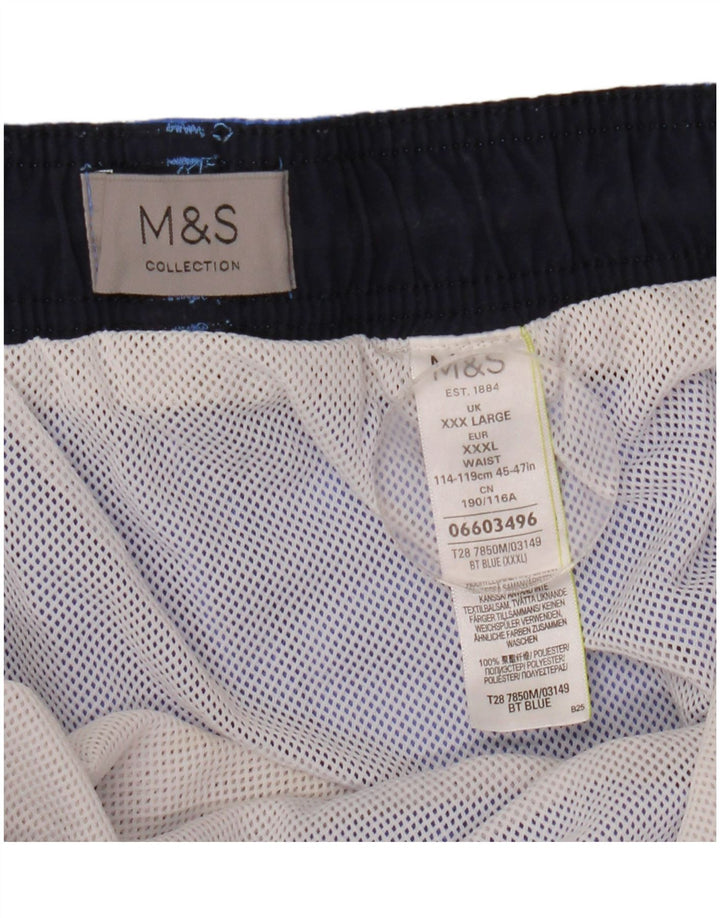 Marks & Spencer muške kratke hlače za plivanje 3XL plavi poliester