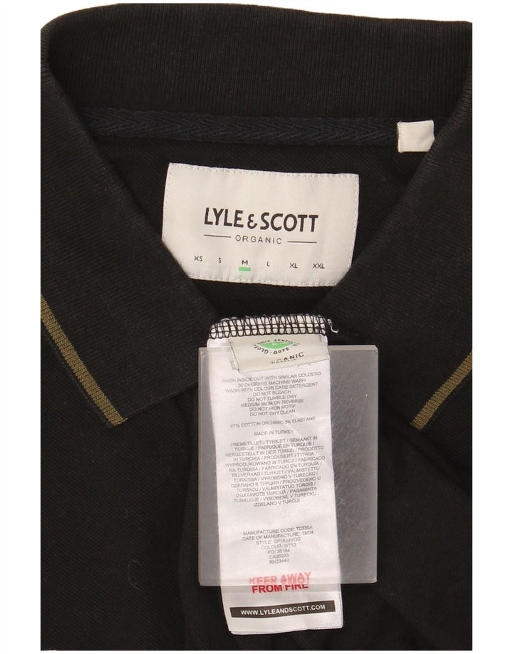 Lyle & Scott muška polo majica Srednje crni pamuk