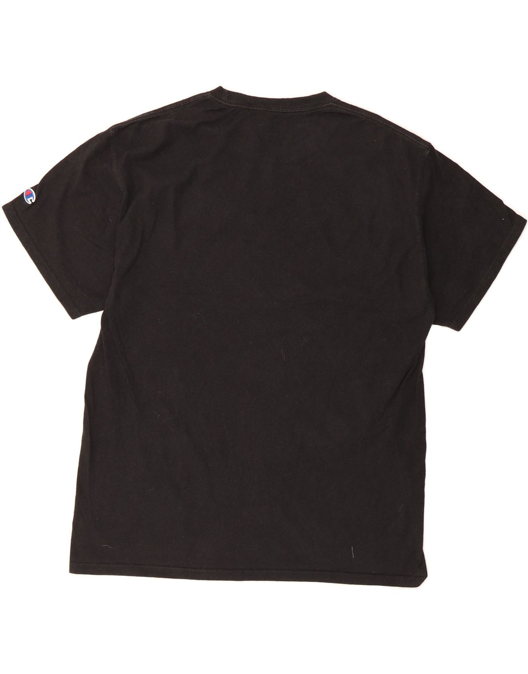 CHAMPION Mens Graphic T-Shirt Top Large Black Vintage Champion and Second-Hand Champion from Messina Hembry 