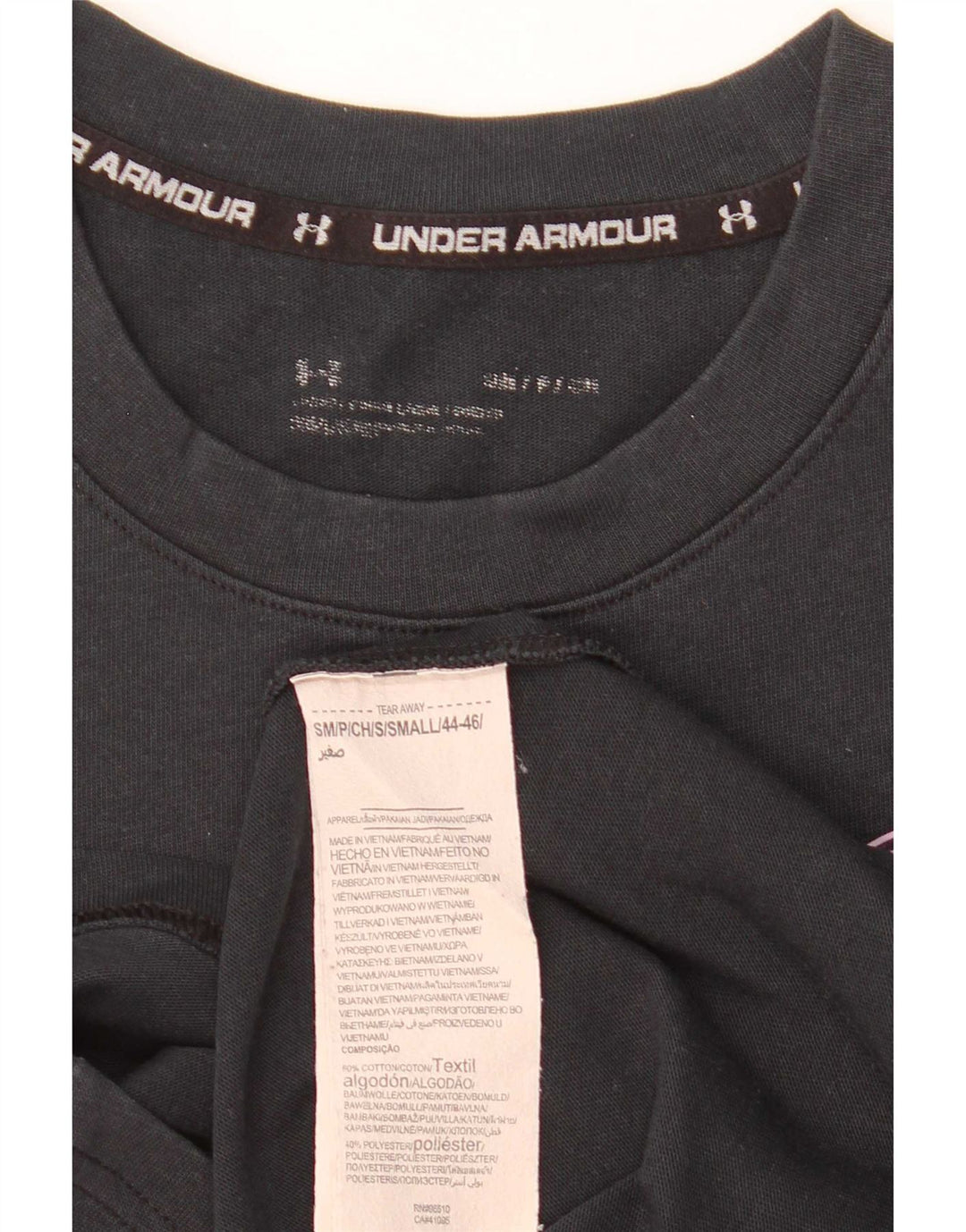 Under Armour muška majica kratkih rukava s grafičkim motivima, mali crni pamuk