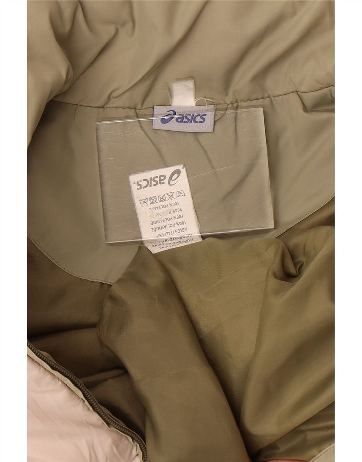 Ženska podstavljena jakna ASICS UK 14 srednje boje kaki poliester