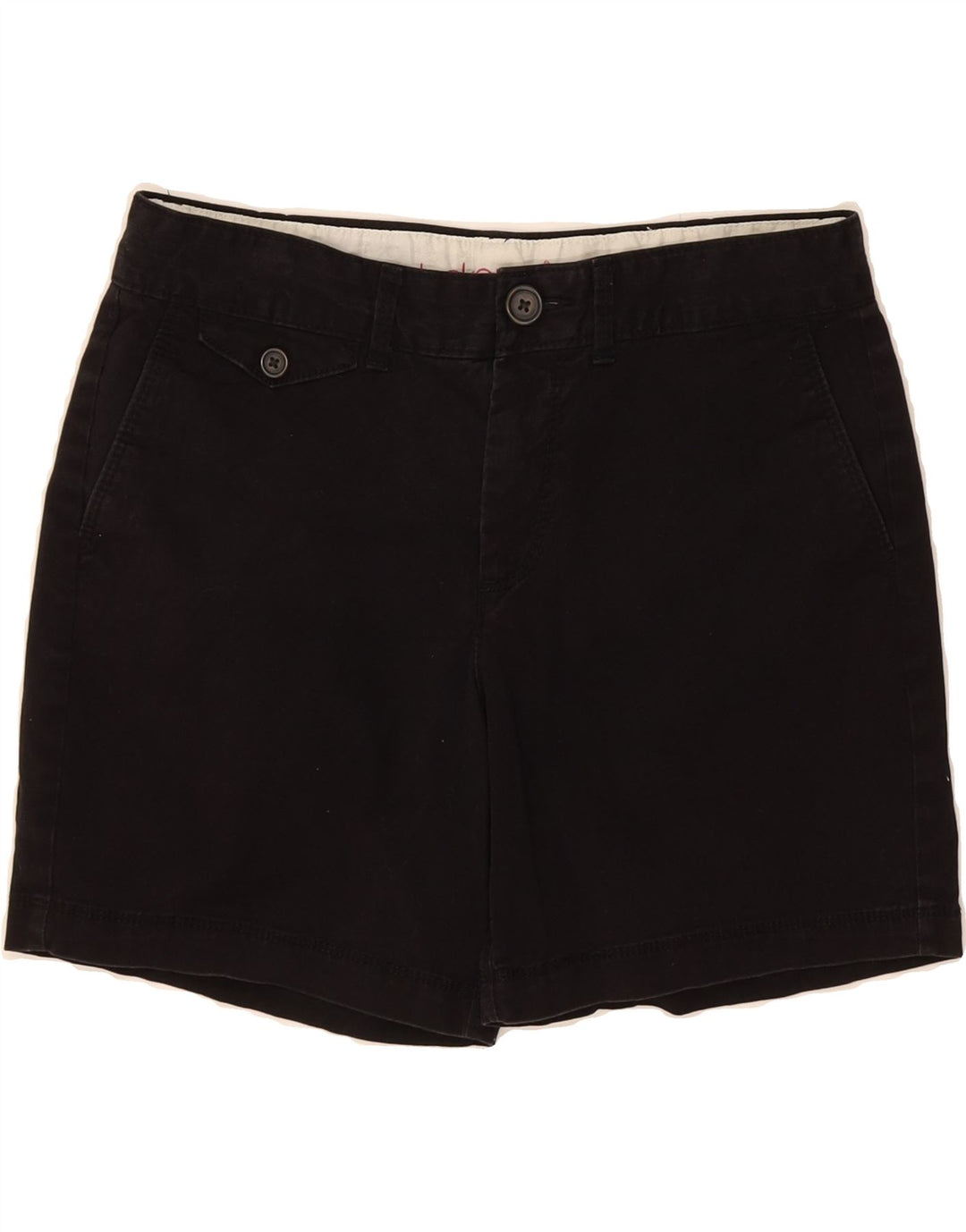 DOCKERS Womens Chino Shorts US 6 Medium W30  Black Cotton Vintage Dockers and Second-Hand Dockers from Messina Hembry 