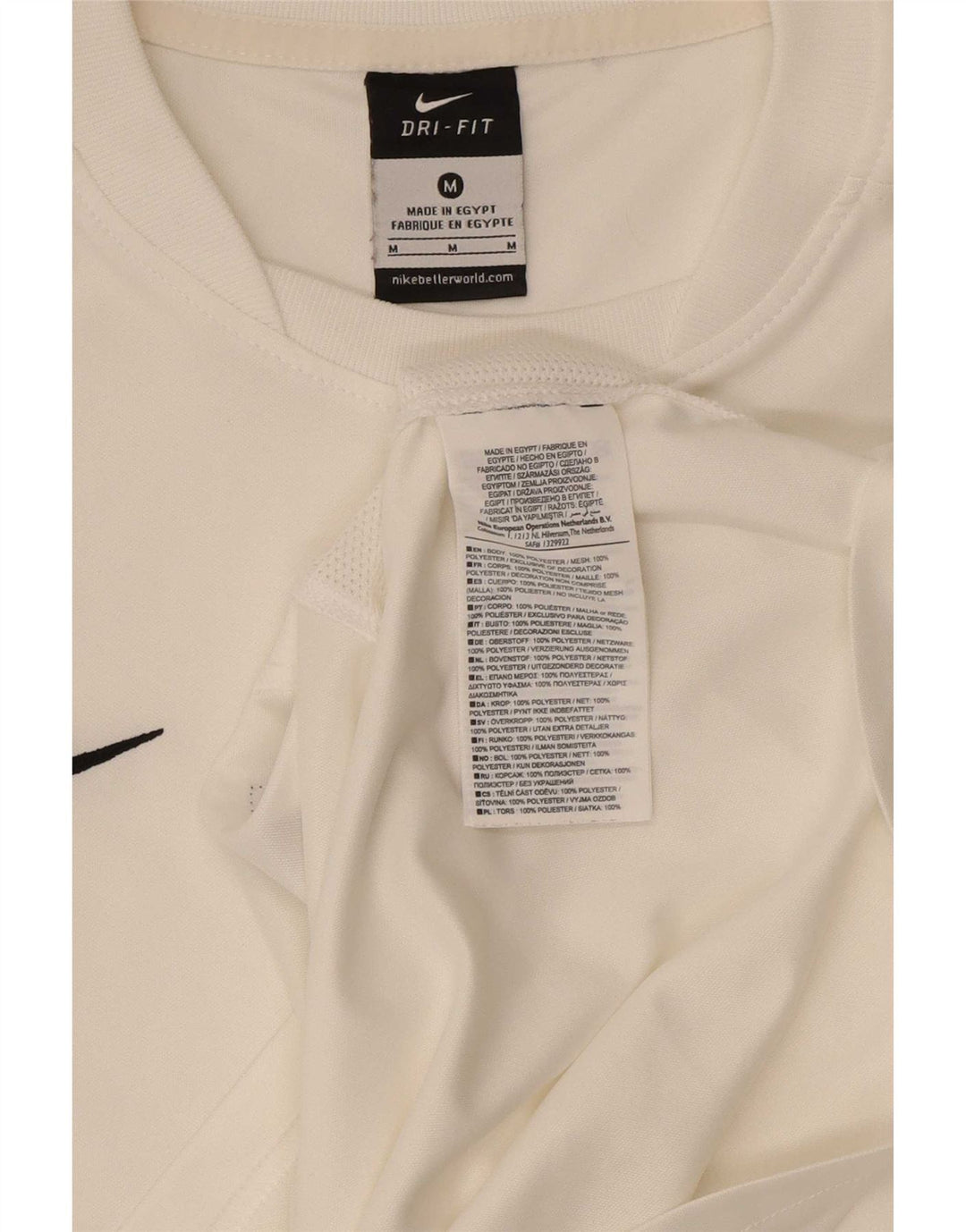 Nike Dri Fit majica kratkih rukava Srednji bijeli poliester