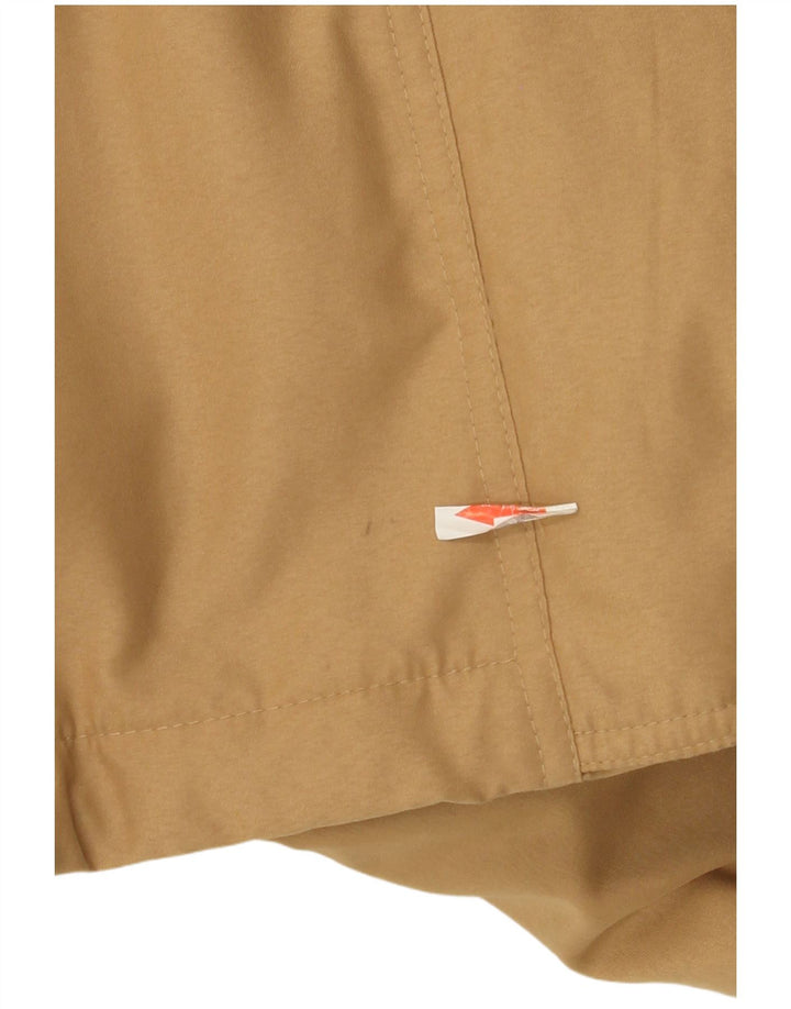 Autentična ženska kaput vjetrovka s kapuljačom EU 46 XL bež poliester