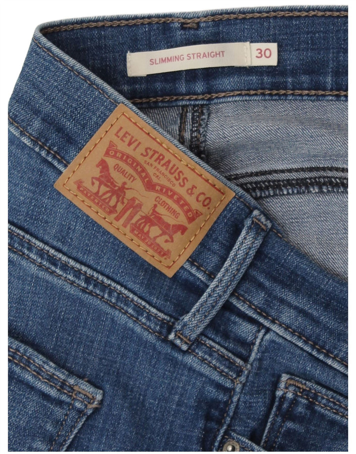 Levi's ženske ravne traperice za mršavljenje W30 L32 plave