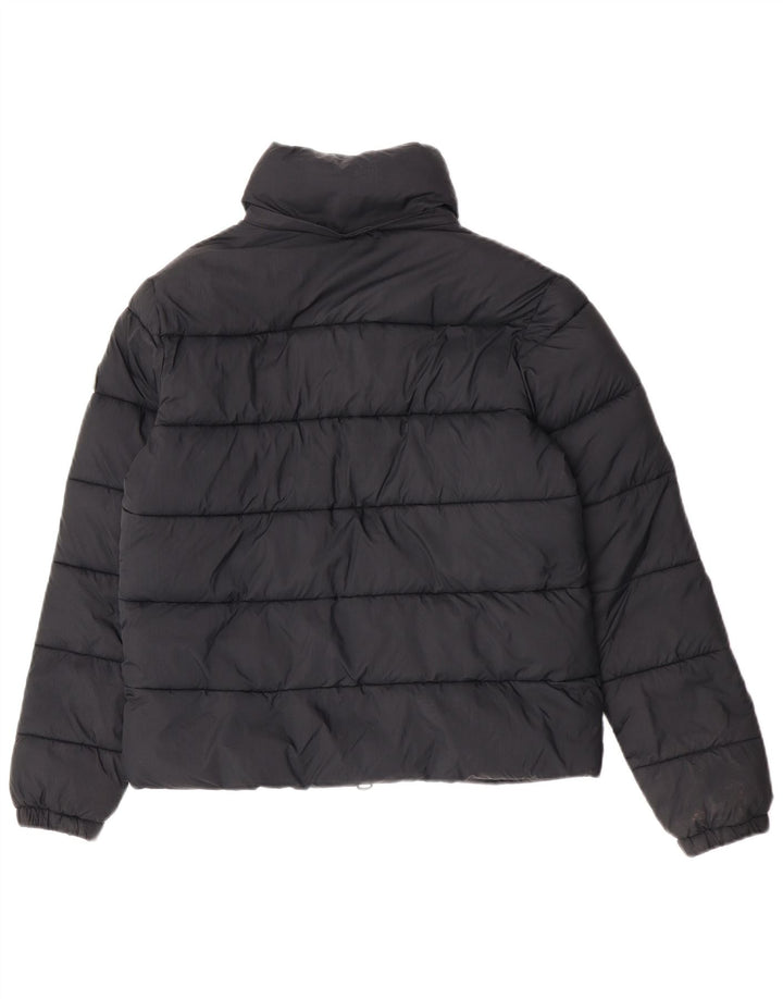 Superdry ženska podstavljena jakna UK 8 Mala crna najlonska