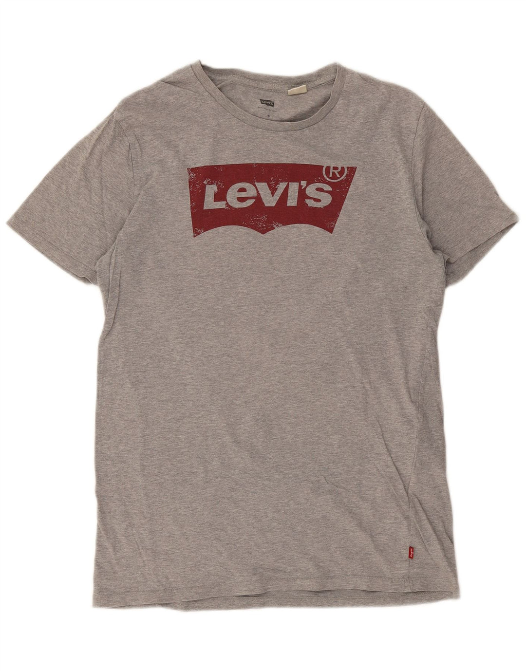 LEVI'S muška majica kratkih rukava s grafičkim motivima, srednje sivi flekasti pamuk