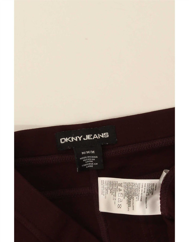 Dkny ženske tajice UK 14 Srednja bordo viskoza